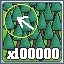 Icon for Forestry Clicks 100,000