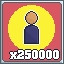 Icon for 250,000 Population
