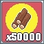 50,000 Wood
