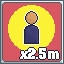 Icon for 2.5m Population