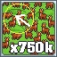 Icon for Hunting Clicks 750,000