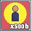 Icon for 500b Population