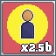 Icon for 2.5b Population