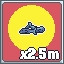 Icon for 2.5m Fish