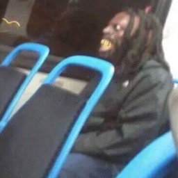 strange man on bus