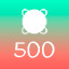500 spheres (bright)