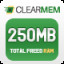 250 MB Cleared