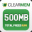 500 MB Cleared