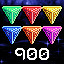 900 Tetrahedrons!