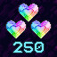 250 Radiant Medals!