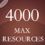 [4000] Max Resources