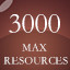 [3000] Max Resources