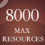 [8000] Max Resources