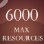 [6000] Max Resources
