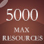 [5000] Max Resources
