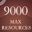 [9000] Max Resources