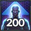 In-game level achievement : 200