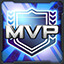 Accumulative number of being designated as MVP after game end : 200
