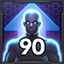 In-game level achievement : 90
