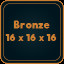 Bronze 16 x 16 x 16