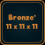 Bronze³ 11 x 11 x 11