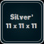 Silver³ 11 x 11 x 11