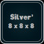 Silver³ 8 x 8 x 8