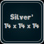 Silver³ 14 x 14 x 14