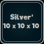 Silver³ 10 x 10 x 10