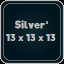 Silver³ 13 x 13 x 13