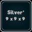 Silver³ 9 x 9 x 9