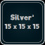 Silver³ 15 x 15 x 15