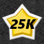 25K Gold Stars