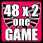 Get the MAX - 48 points (without Bonus) in a single move, TWO times in one game!