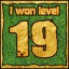 Icon for Сongratulations you won the level 19