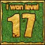 Icon for Сongratulations you won the level 17