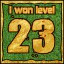 Icon for Сongratulations you won the level 23