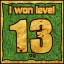 Icon for Сongratulations you won the level 13