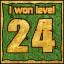 Icon for Сongratulations you won the level 24