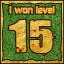 Icon for Сongratulations you won the level 15