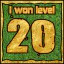 Icon for Сongratulations you won the level 20