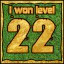 Icon for Сongratulations you won the level 22