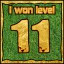 Icon for Сongratulations you won the level 11