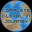 Complete 1 level in Journey