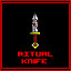 Secured Ritual Knife