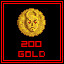 Got 200 Golden Coins!