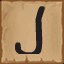 Letter "J"