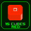 Got 15 Red Cubes!