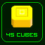 Got 45 Yellow Cubes!