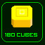 Got 180 Yellow Cubes!